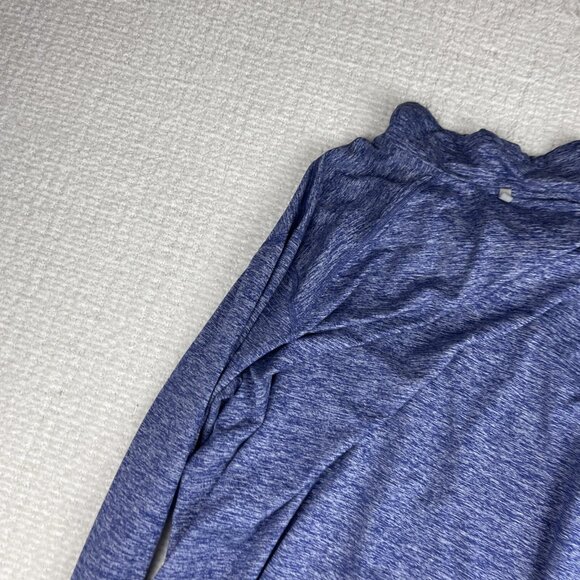 Nike Dri Fit Running Men's Large Blue/Purple 1/4 Zip Pullover 683485-457 Shirt - Picture 13 of 16